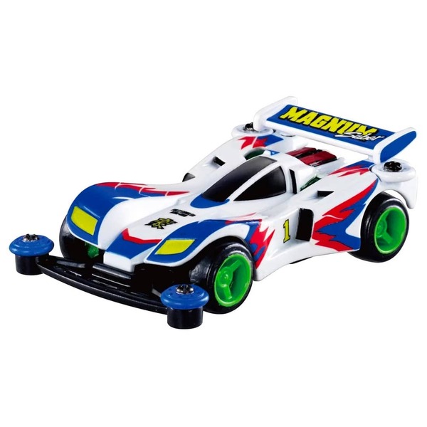 Bakusou Kyodai Let's & Go!! Mini 4WD Magnum Saber Takara Tomy Auto a Escala Diecast - Imagen 2