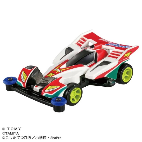 Bakusou Kyodai Let's & Go!! Mini 4WD Hurricane Sonic Takara Tomy Auto a Escala Diecast - Imagen 3