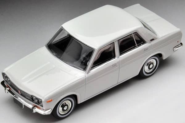 TLV-Mr. K Vol.2 Datsun 510 (White) Tomytec Auto a Escala Diecast - Imagen 3