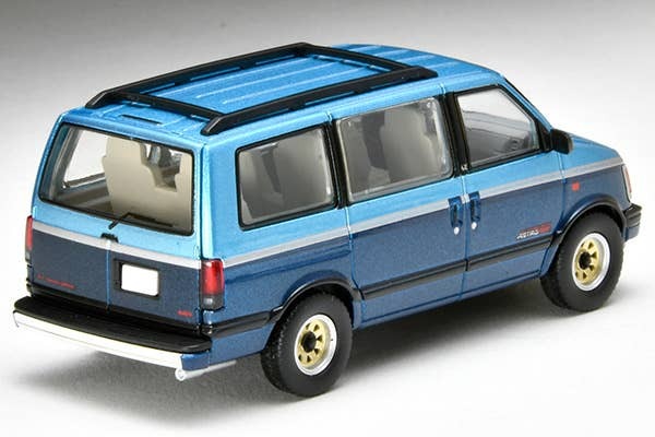 LV-N325b Chevrolet Astro LT AWD (Light Blue / Navy Blue) 1994 Model Tomytec Auto a Escala Diecast - Imagen 3