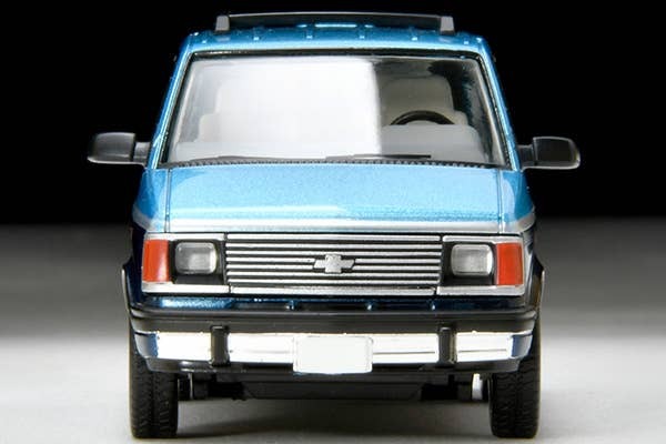 LV-N325b Chevrolet Astro LT AWD (Light Blue / Navy Blue) 1994 Model Tomytec Auto a Escala Diecast - Imagen 6