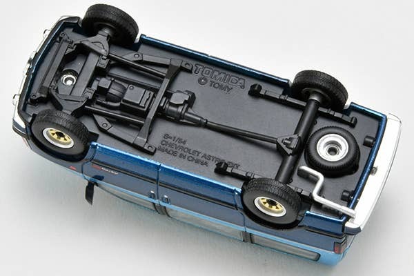LV-N325b Chevrolet Astro LT AWD (Light Blue / Navy Blue) 1994 Model Tomytec Auto a Escala Diecast - Imagen 8