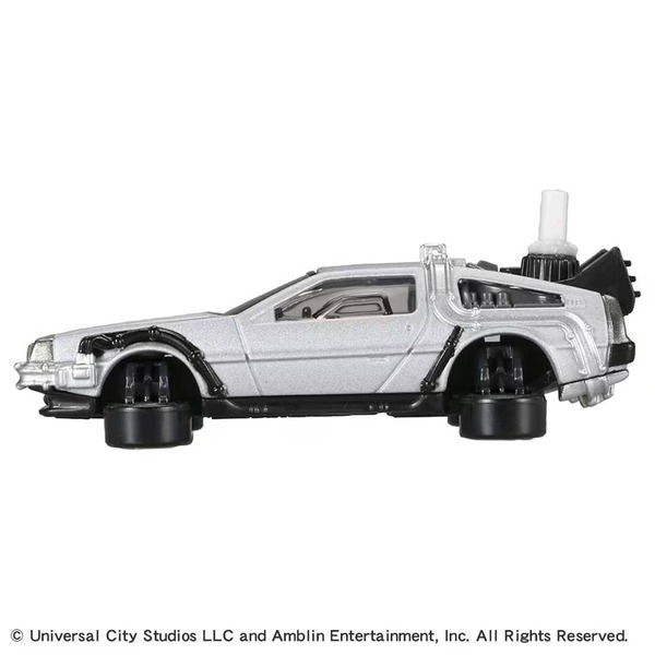 11 Back to the Future Part 2 Time Machine Takara Tomy Auto a Escala Diecast - Imagen 3