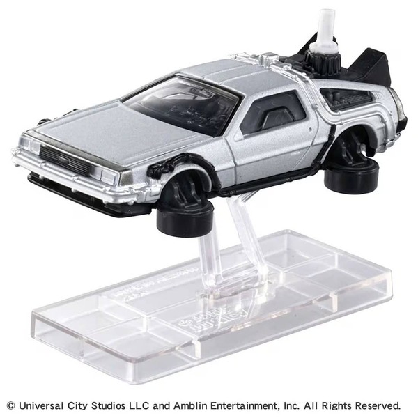 11 Back to the Future Part 2 Time Machine Takara Tomy Auto a Escala Diecast - Imagen 6