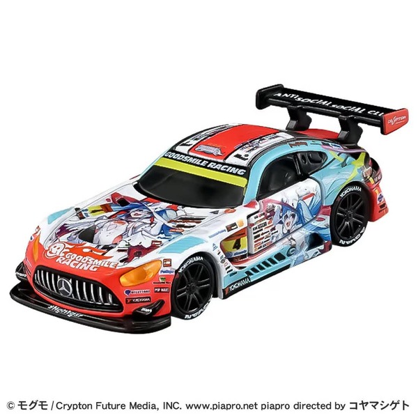 Good Smile Hatsune Miku AMG 2024Ver. Takara Tomy Auto a Escala Diecast - Imagen 4