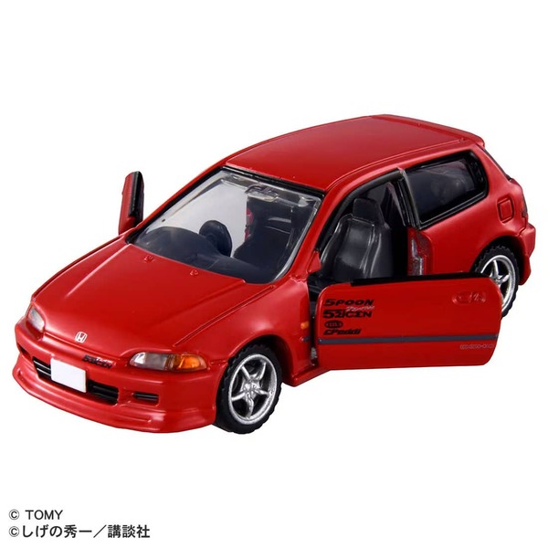 Initial D Honda Civic SiR-II (EG6) (Shingo Shoji) Takara Tomy Auto a Escala Diecast - Imagen 2