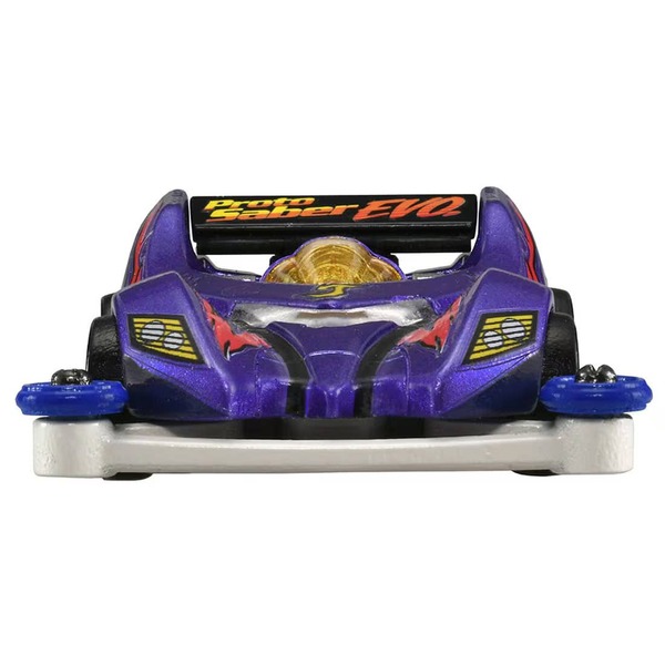 The Racing Brothers Let's & Go!! Mini 4WD Proto Saber Evolution Takara Tomy Auto a Escala Diecast - Imagen 3