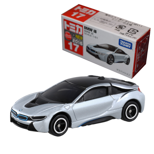 017 BMW i8 Takara Tomy Auto a Escala Diecast