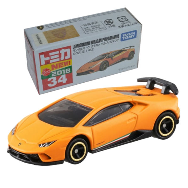 034 Lamborghini Huracan Performante Takara Tomy Auto a Escala Diecast