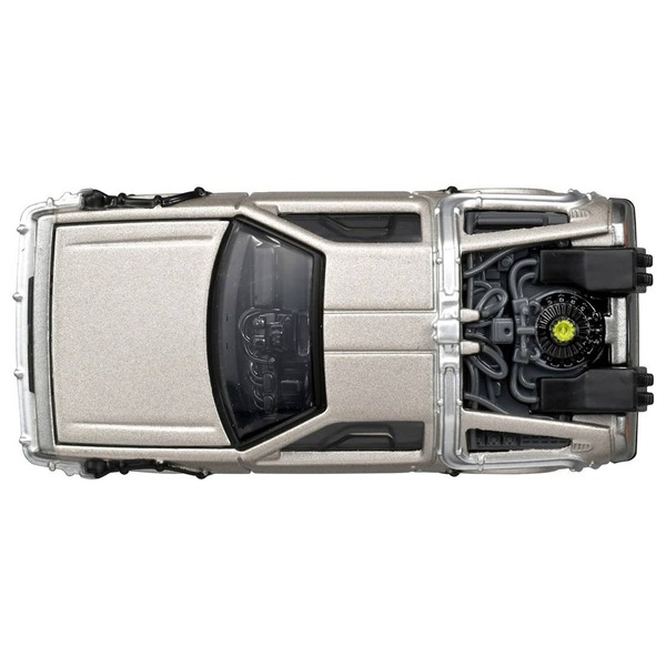 07 Back To The Future DeLorean (Time Machine) Takara Tomy Auto a Escala Diecast - Imagen 3