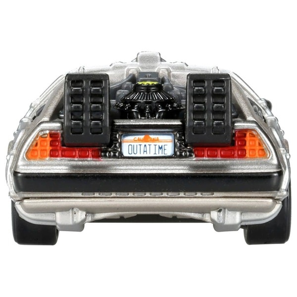 07 Back To The Future DeLorean (Time Machine) Takara Tomy Auto a Escala Diecast - Imagen 4