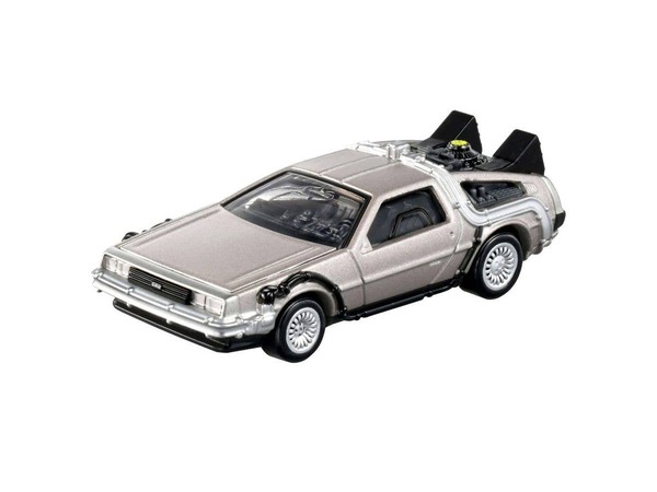 07 Back To The Future DeLorean (Time Machine) Takara Tomy Auto a Escala Diecast - Imagen 5