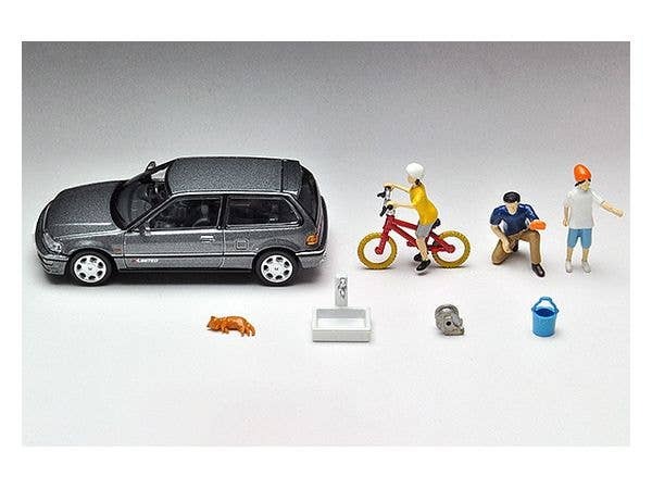 Diocolle 64 #Car Snap 02B Car Wash Tomytec Auto a Escala Diecast - Imagen 2