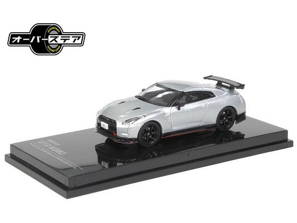 NISSAN GT-R NISMO (2014) Ultimate Metal Silver Oversteer Auto a Escala Diecast - Imagen 2