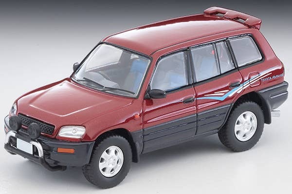 1/64 LV-N354a Toyota RAV4L V (Wine/Gray) 1995 Tomytec Coleccionable