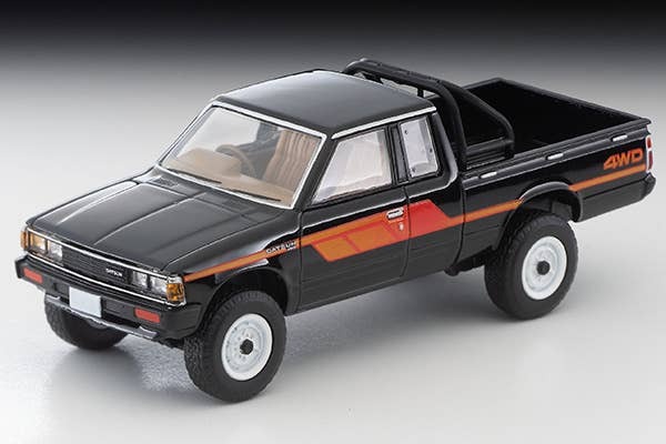 LV-N320a Datsun Truck 4WD King Cab AD (Black) Tomytec Coleccionable - Imagen 3