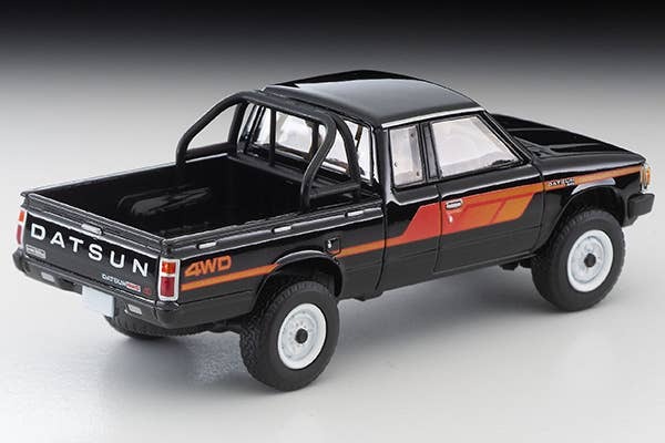 LV-N320a Datsun Truck 4WD King Cab AD (Black) Tomytec Coleccionable - Imagen 4