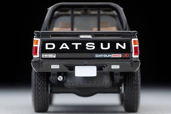 LV-N320a Datsun Truck 4WD King Cab AD (Black) Tomytec Coleccionable - Imagen 6