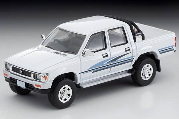 LV-N256b Toyota Hilux 4WD Pickup Double Cab SSR (White) 91 Tomytec Auto a Escala Diecast - Imagen 2