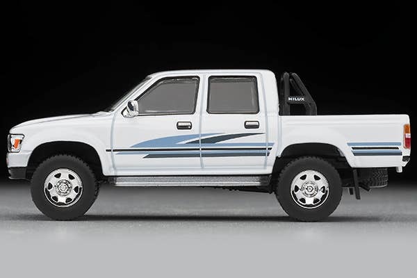 LV-N256b Toyota Hilux 4WD Pickup Double Cab SSR (White) 91 Tomytec Auto a Escala Diecast - Imagen 4
