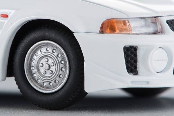 LV-N187c Mitsubishi Lancer RS Evolution V (White) Tomytec Auto a Escala Diecast - Imagen 8