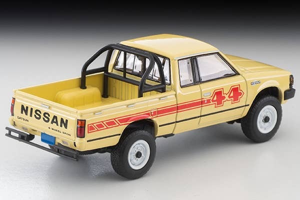 LV-N321a Nissan Truck 4X4 King Cab (Yellow) North American Specification Tomytec Auto a Escala Diecast - Imagen 4