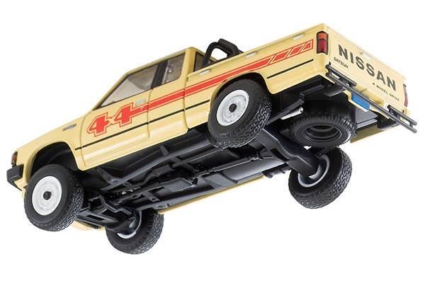 LV-N321a Nissan Truck 4X4 King Cab (Yellow) North American Specification Tomytec Auto a Escala Diecast - Imagen 7