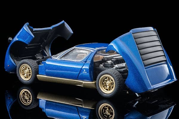 LV Lamborghini Miura SV (Blue Metallic) Tomytec Auto a Escala Diecast - Imagen 8