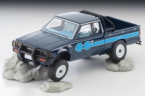LV-N321b Nissan Truck 4X4 King Cab North American Specification (Blue) Tomytec Auto a Escala Diecast - Imagen 6