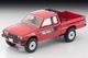 LV-N320b Datsun Truck 4WD King Cab AD (Red) Tomytec Auto a Escala Diecast miniatura 2