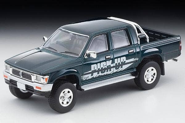 LV-N255b Toyota Hilux 4WD Double Cab SSR-X Option Equipped Vehicle (Green) 1995 Model Tomytec Auto a Escala Diecast - Imagen 2