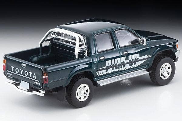 LV-N255b Toyota Hilux 4WD Double Cab SSR-X Option Equipped Vehicle (Green) 1995 Model Tomytec Auto a Escala Diecast - Imagen 3